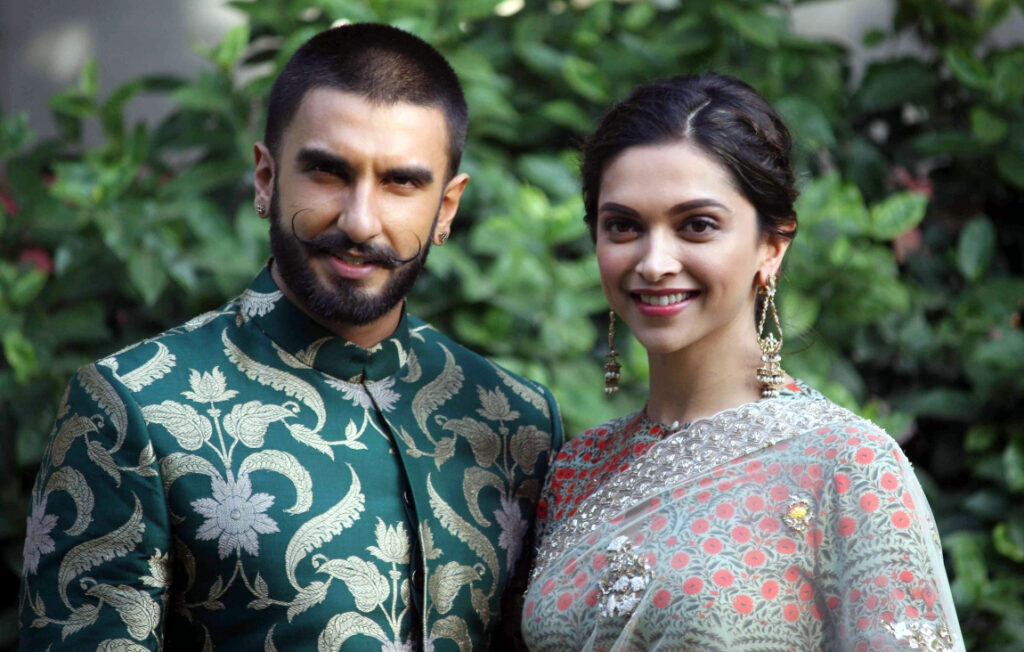 Deepika Padukone with her husband Ranveer Singh