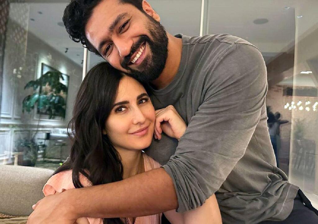 Katrina Kaif with her husband Vicky Kaushal