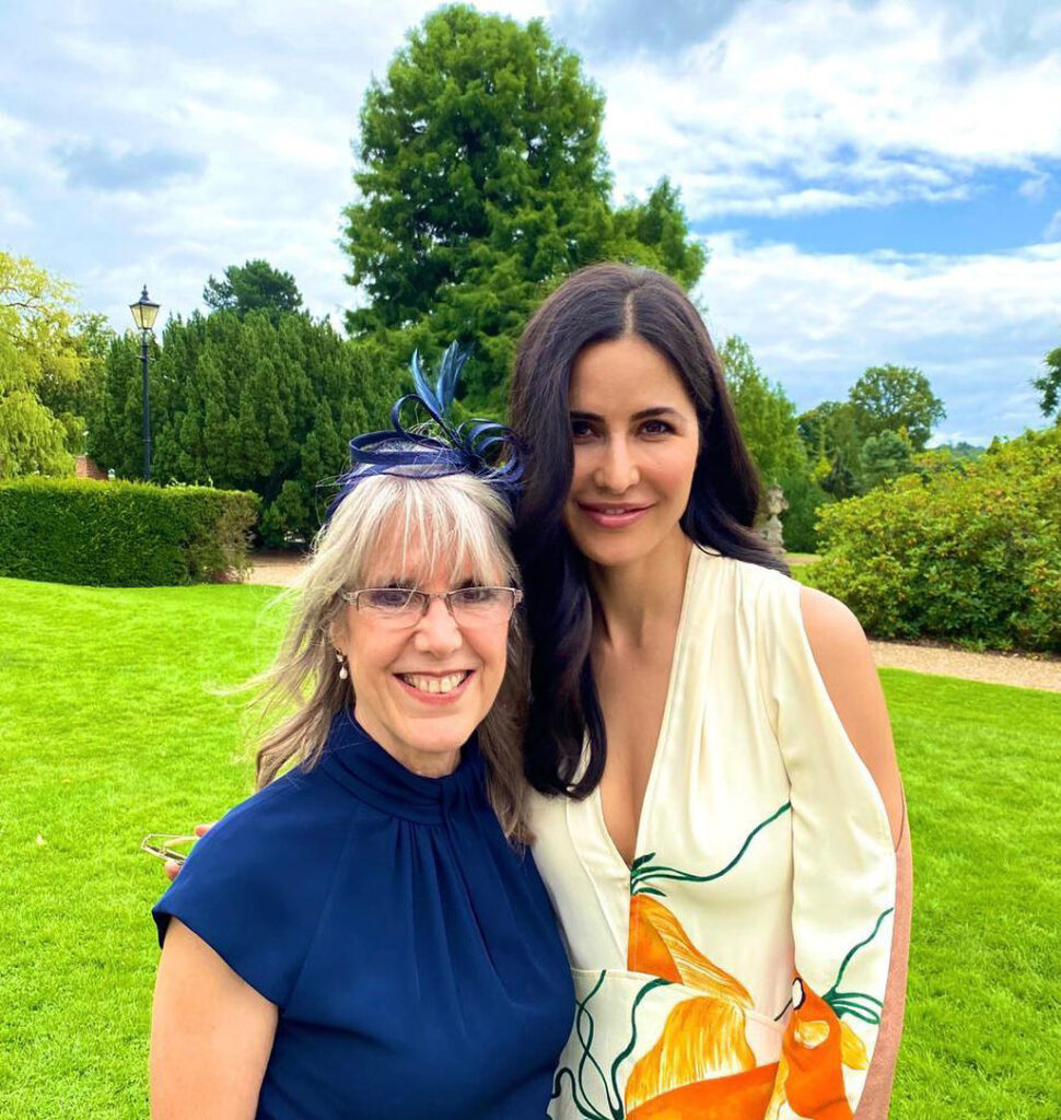 Katrina Kaif with her mother Suzanne Turquotte