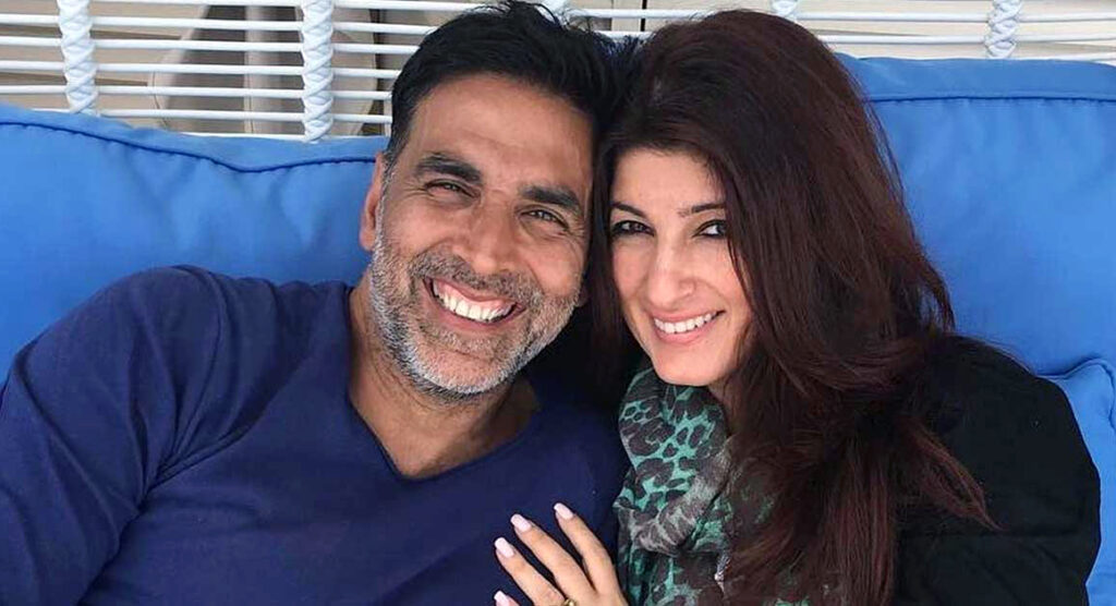 Akshay Kumar with his wife Twinkle Khanna