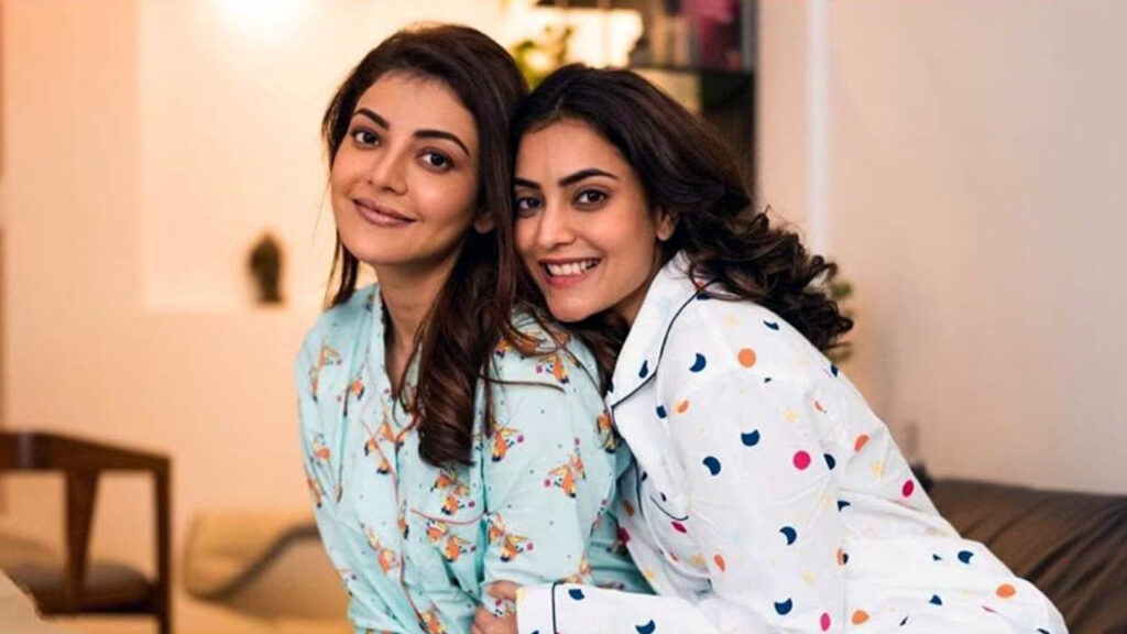 Kajal Aggarwal with her younger sister Nisha Agarwal