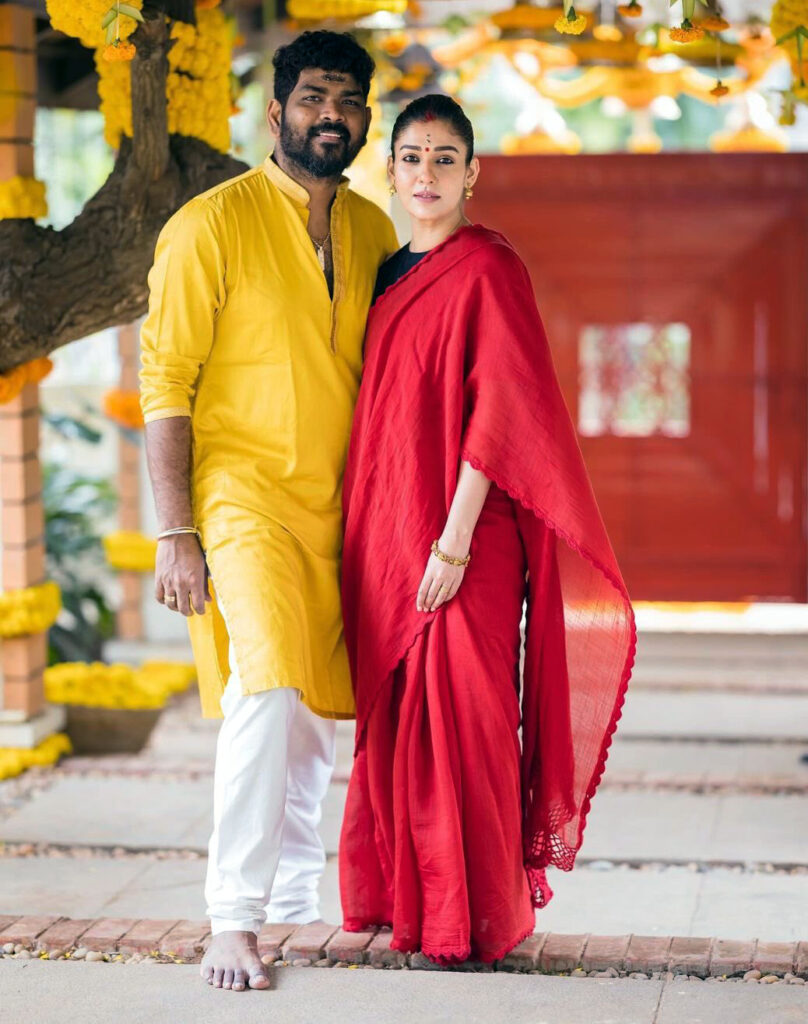 Nayanthara with her husband Vignesh Shivan