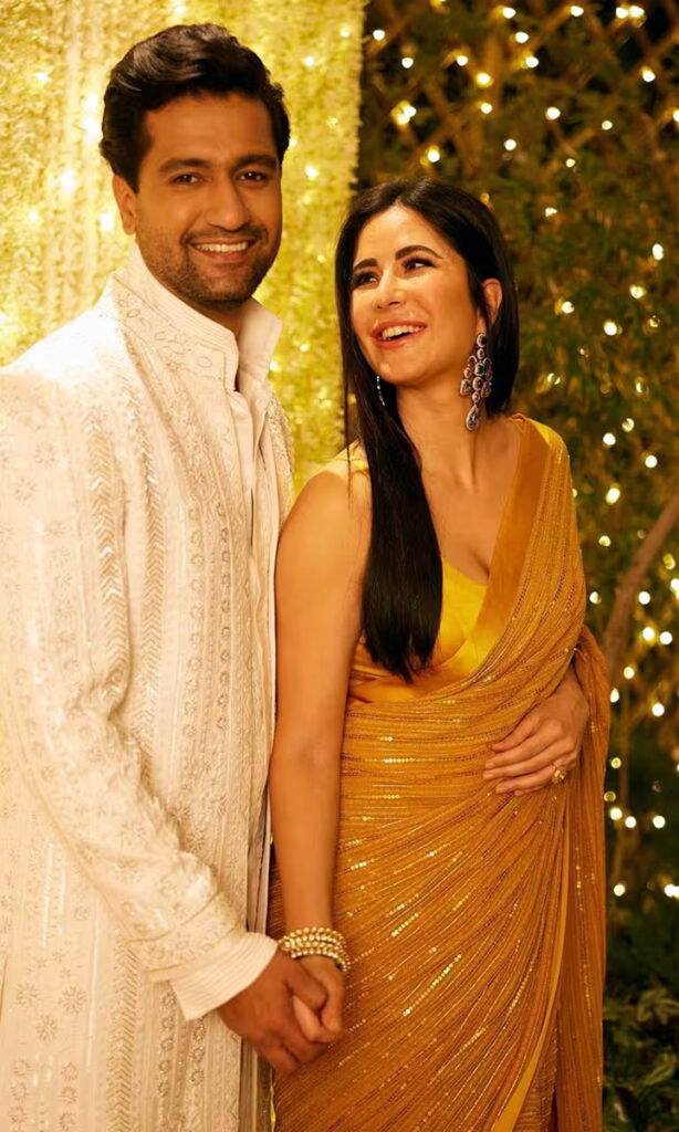 Vicky Kaushal with his wife Katrina Kaif
